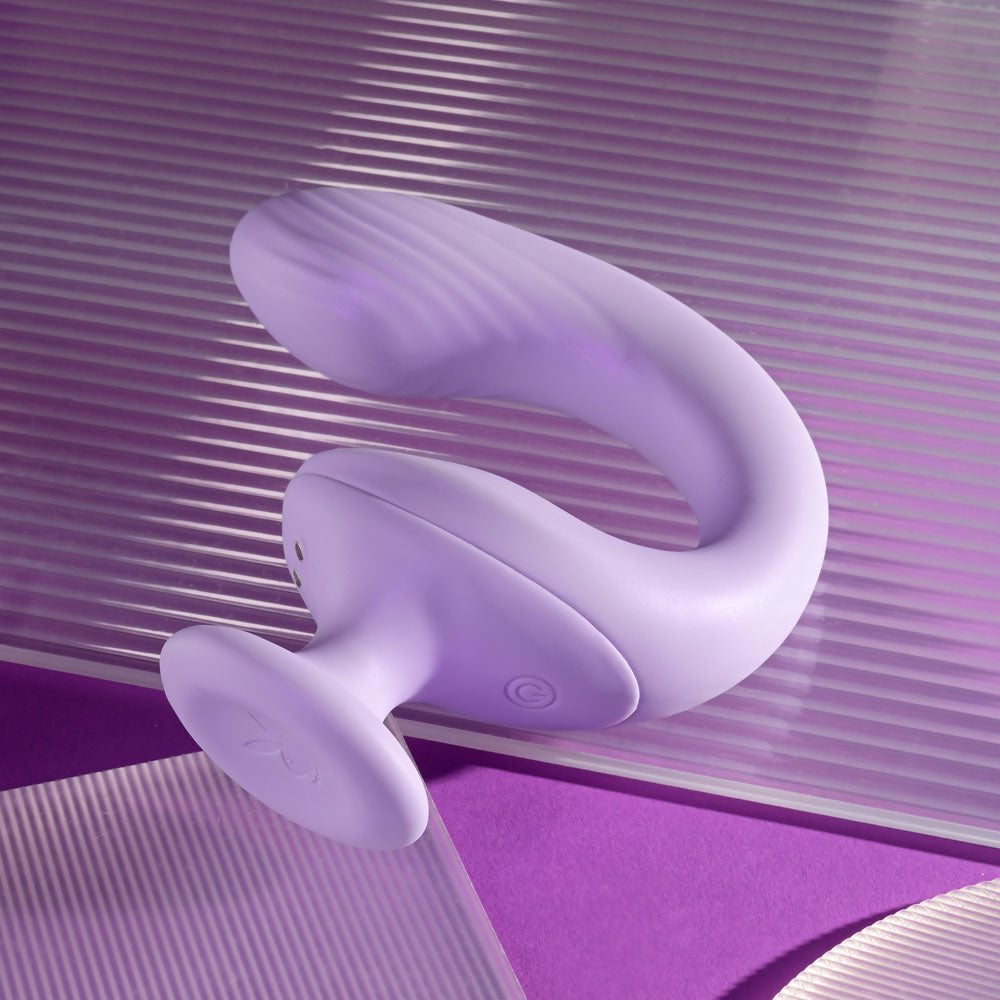 Playboy Pleasure REV ME UP - Purple Dual Motor Curved Vibrator
