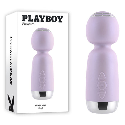 Playboy Pleasure ROYAL MINI Lilac Mini Wand Vibrator for Ultimate