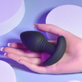 Playboy Pleasure PLUG & PLAY - Black 10.3 cm USB Rechargeable Vibrating Butt Plug with Wireless Remote