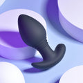 Playboy Pleasure PLUG & PLAY - Black 10.3 cm USB Rechargeable Vibrating Butt Plug with Wireless Remote