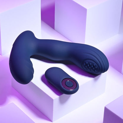 Playboy Pleasure PLEASURE PLEASER - Blue Vibrating Prostate Massager