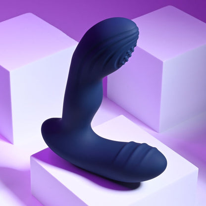 Playboy Pleasure PLEASURE PLEASER - Blue Vibrating Prostate Massager
