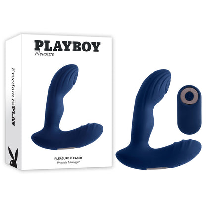 Playboy Pleasure PLEASURE PLEASER - Blue Vibrating Prostate Massager