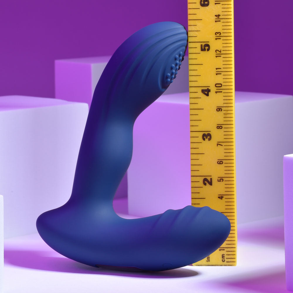 Playboy Pleasure PLEASURE PLEASER - Blue Vibrating Prostate Massager