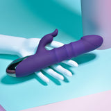 Playboy Pleasure HOP TO IT - Purple 23.5 cm USB Rechargeable Rabbit Vibrator - Image 7