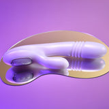 Playboy Pleasure BUMPING BUNNY - Opal 22.9 cm USB Rechargeable Thrusting & Warming Rabbit Vibrator - Image 3