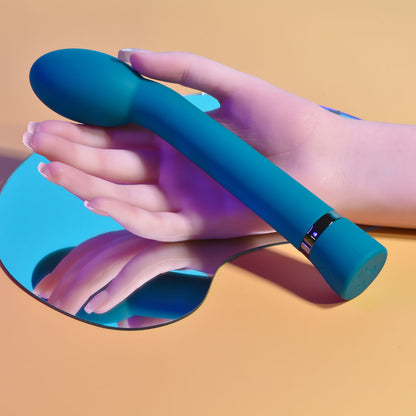Playboy Pleasure ON THE SPOT - Blue 21.6 cm G-Spot Vibrator