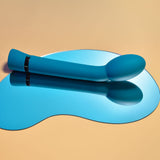 Playboy Pleasure ON THE SPOT - Blue 21.6 cm USB Rechargeable G-Spot Vibrator - Image 4