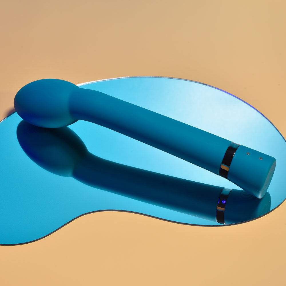 Playboy Pleasure ON THE SPOT - Blue 21.6 cm G-Spot Vibrator