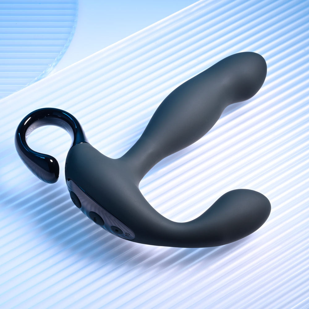 Playboy Pleasure COME HITHER - Black Vibrating Prostate Massager