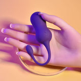 Playboy Pleasure DOUBLE TIME - Purple USB Rechargeable Vibrating Kegel Balls - Image 5