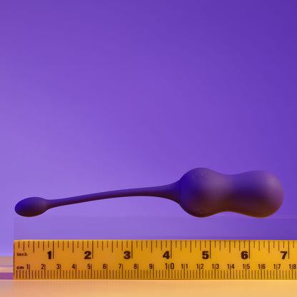 Playboy Pleasure DOUBLE TIME - Purple Vibrating Kegel Balls
