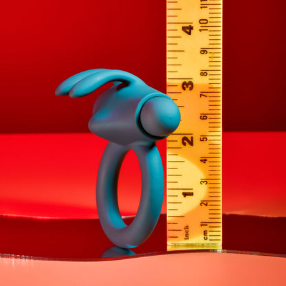 Playboy Pleasure BUNNY BUZZER - Green Vibrating Cock Ring