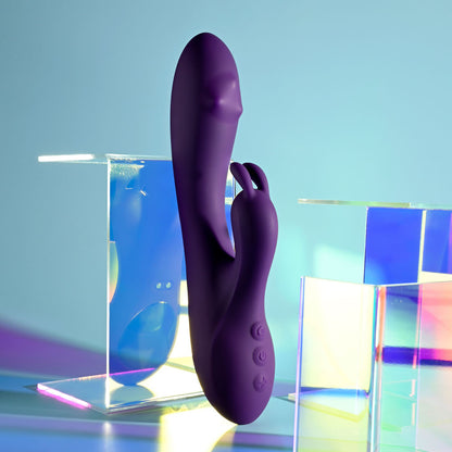Playboy Pleasure ON REPEAT - Purple 19.7 cm Rabbit Vibrator