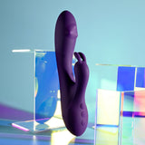 Playboy Pleasure ON REPEAT - Purple 19.7 cm USB Rechargeable Rabbit Vibrator - Image 2