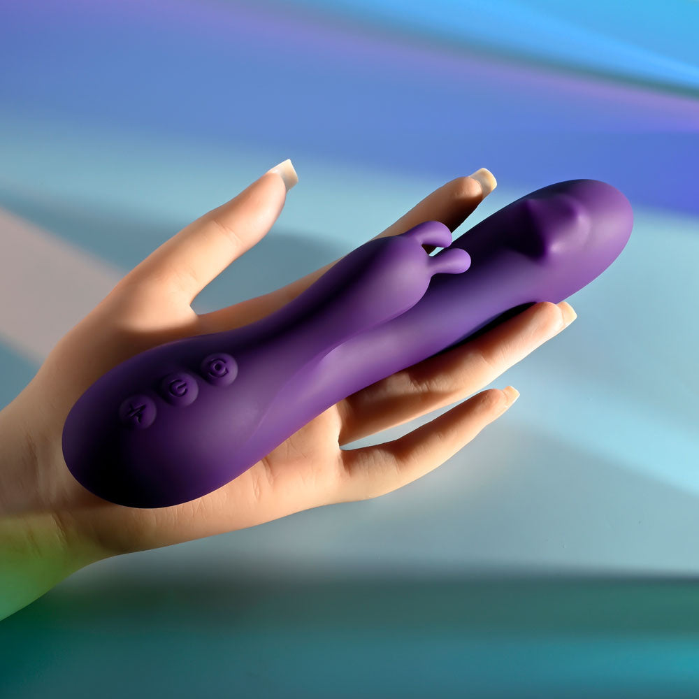 Playboy Pleasure ON REPEAT - Purple 19.7 cm Rabbit Vibrator