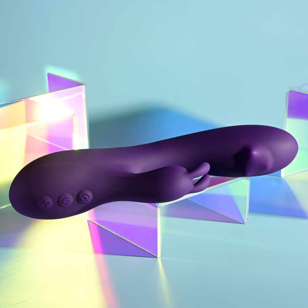 Playboy Pleasure ON REPEAT - Purple 19.7 cm Rabbit Vibrator