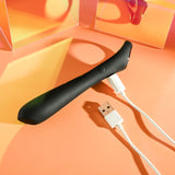 Playboy Pleasure OLLO - Black 14.6 cm USB Rechargeable Vibrator - Image 9