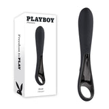 Playboy Pleasure OLLO - Black 14.6 cm USB Rechargeable Vibrator - Image 1