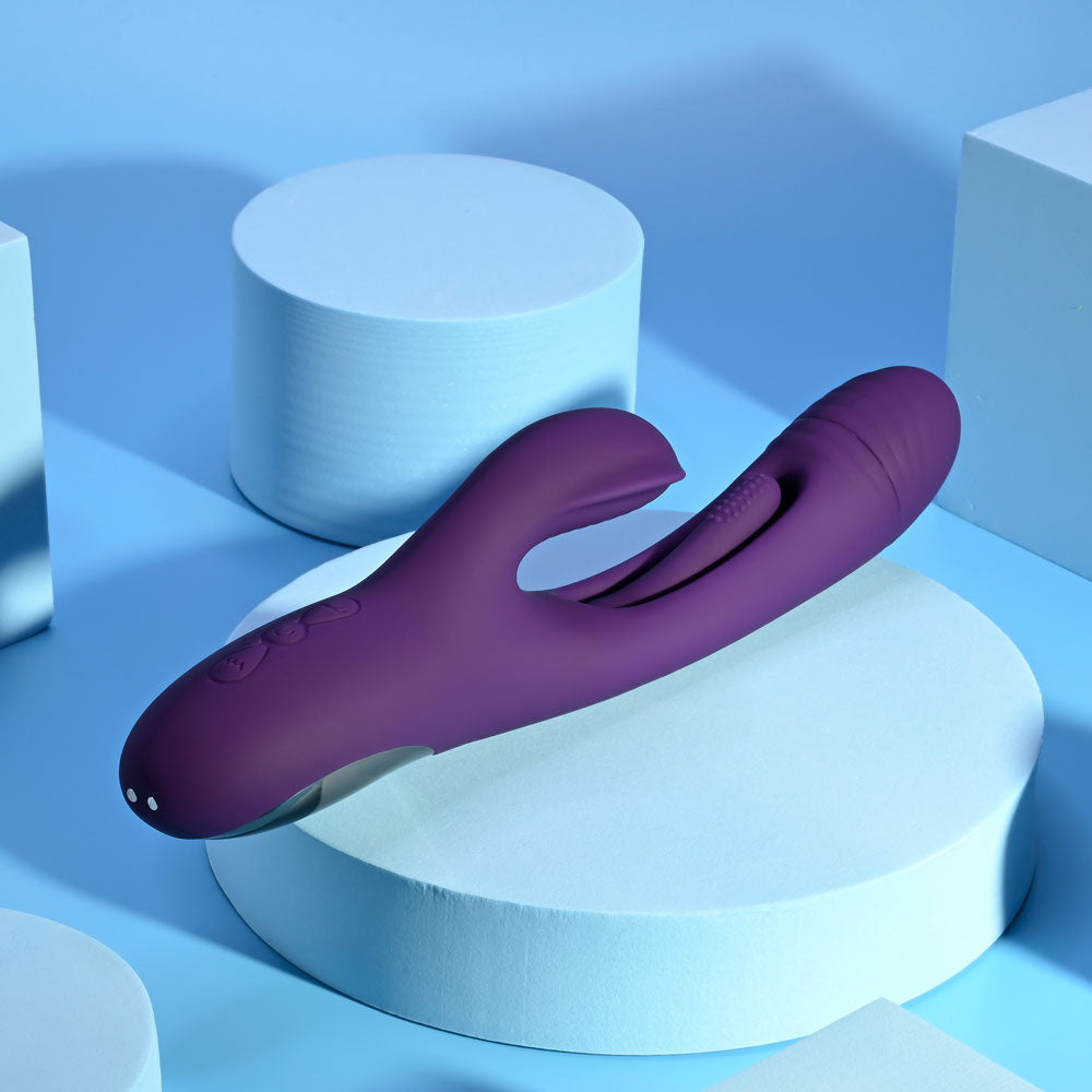 Playboy Pleasure THE THRILL - Purple 24.4 cm Rabbit Vibrator