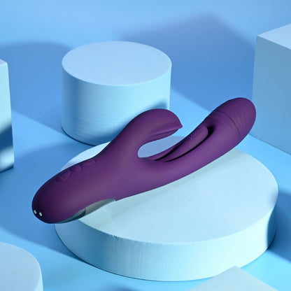 Playboy Pleasure THE THRILL - Purple 24.4 cm Rabbit Vibrator