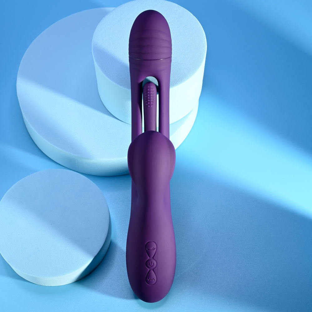 Playboy Pleasure THE THRILL - Purple 24.4 cm Rabbit Vibrator