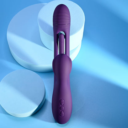 Playboy Pleasure THE THRILL - Purple 24.4 cm Rabbit Vibrator