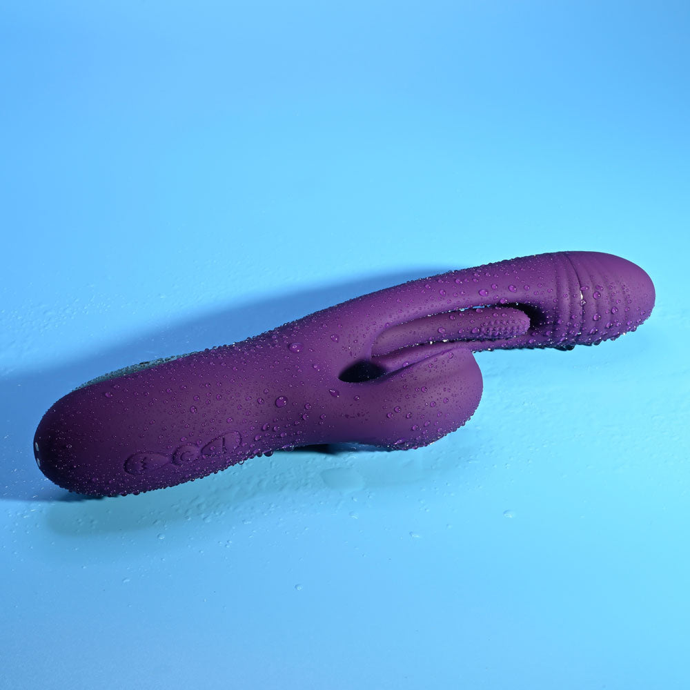 Playboy Pleasure THE THRILL - Purple 24.4 cm Rabbit Vibrator