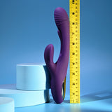 Playboy Pleasure THE THRILL - Purple 24.4 cm USB Rechargeable Rabbit Vibrator - Image 8