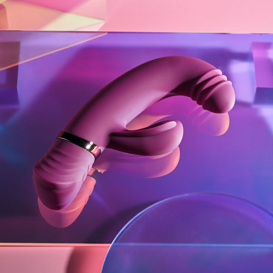 Playboy Pleasure TAP THAT - Purple USB Rechargebale Rabbit Vibrator