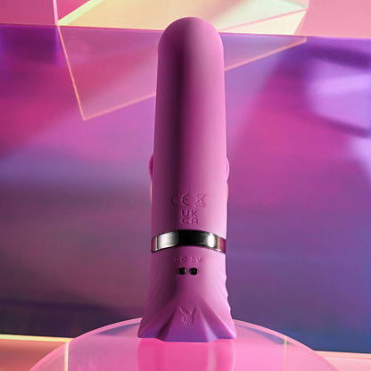 Playboy Pleasure TAP THAT - Purple USB Rechargebale Rabbit Vibrator