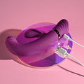 Playboy Pleasure TAP THAT - Purple 16.5 cm USB Rechargebale Rabbit Vibrator
