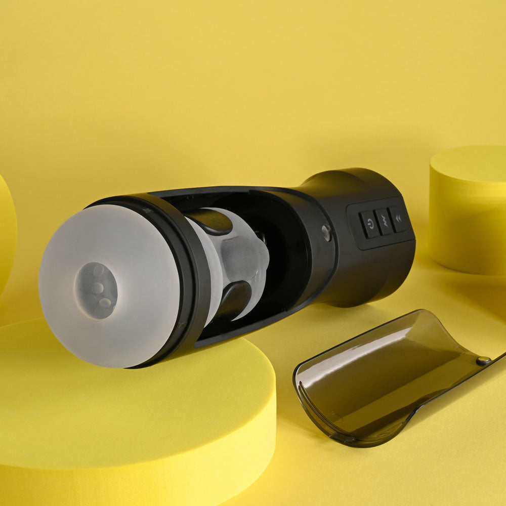 Playboy Pleasure END GAME - Vibrating & Self Sanitising Stroker