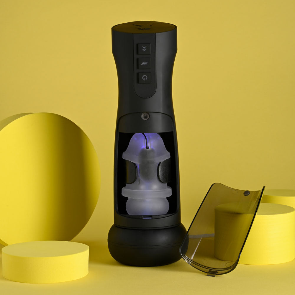 Playboy Pleasure END GAME - Vibrating & Self Sanitising Stroker