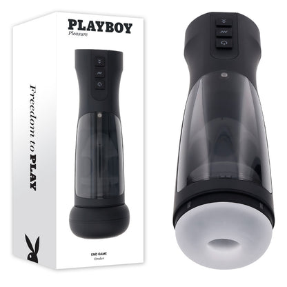 Playboy Pleasure END GAME - Vibrating & Self Sanitising Stroker