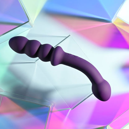 Playboy Pleasure THE SEEKER - Purple 20.3 cm Double Ended Vibrator