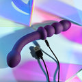 Playboy Pleasure THE SEEKER - Purple 20.3 cm USB Rechargeable Double Ended Vibrator