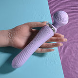 Playboy Pleasure VIBRATO - Lavender 24 cm USB Rechargeable Massage Wand - Image 3