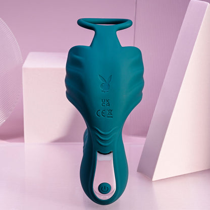 Playboy Pleasure BRING IT ON Thrusting Anal Plug with Cock Ring
