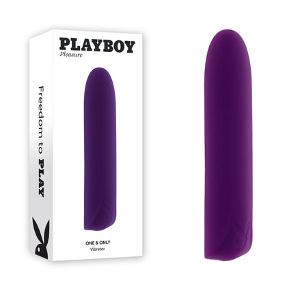 Playboy Pleasure Bullet - ONE & ONLY Purple 12 cm USB Rechargeable Bullet