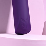 Playboy Pleasure ONE & ONLY - Purple 12 cm USB Rechargeable Bullet - Image 5