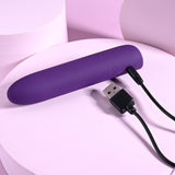 Playboy Pleasure ONE & ONLY - Purple 12 cm USB Rechargeable Bullet - Image 9