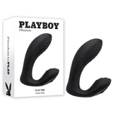 Playboy Pleasure PLAY TIME - Black 12.7 cm USB Rechargeable Vibrator - Image 1