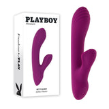 Playboy Pleasure BITTY BUNNY - Purple 14.7 cm USB Rechargeable Rabbit Vibrator - Image 1