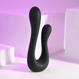 Playboy Pleasure THE SWAN - Black USB Rechargeable Dual Ended Vibrator - Image 2