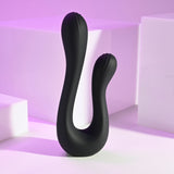 Playboy Pleasure THE SWAN - Black USB Rechargeable Dual Ended Vibrator - Image 4