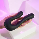 Playboy Pleasure THE SWAN - Black USB Rechargeable Dual Ended Vibrator - Image 7