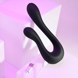 Playboy Pleasure THE SWAN - Black USB Rechargeable Dual Ended Vibrator - Image 9