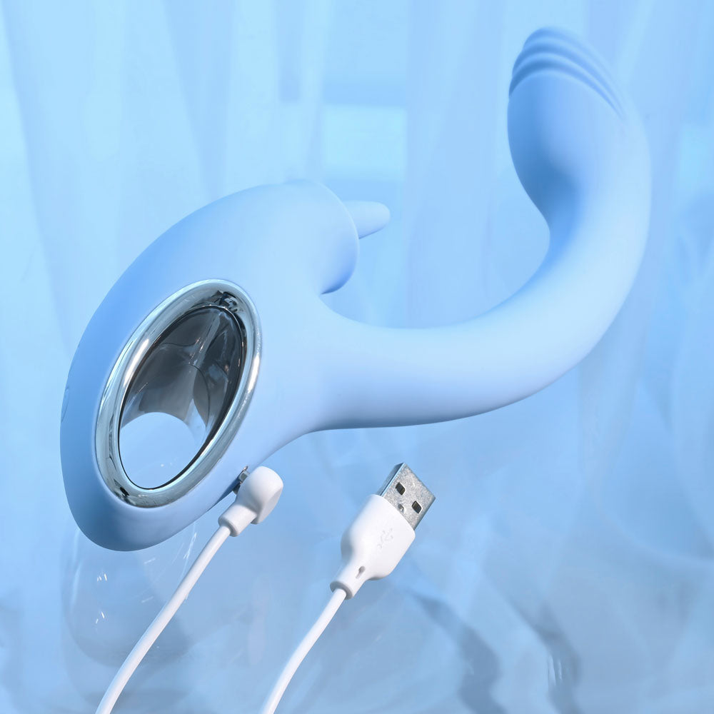 Playboy Pleasure SAPPHIRE SKY - Blue 21.6 cm Vibrator