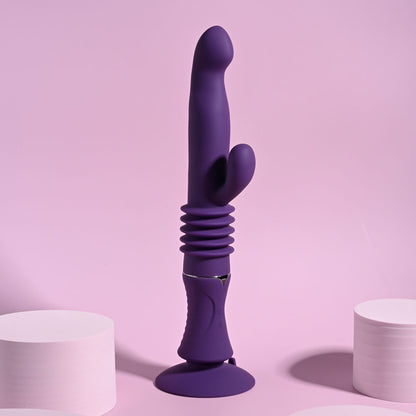 Playboy Pleasure HOPPY ENDING - Purple Thrusting Rabbit Vibrator